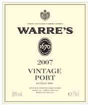 Warre's Vintage Port 2007 375ml