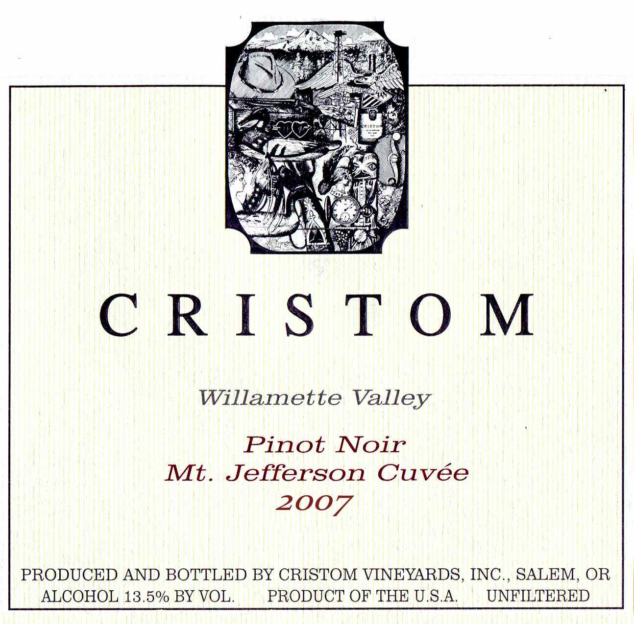 Cristom Jessie Vineyard Pinot Noir 2007