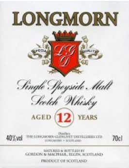 Longmorn - Glenlivet bottled by Gordon MacPhail Single Speyside Malt Scotch Whisky 12 year old