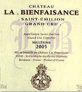 Château-la-Bienfaisance Saint Emilion 2005