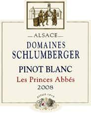 Domaines Schlumberger Les Princes Abbes Pinot Blanc 2008