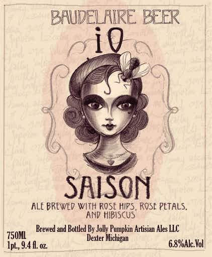 Jolly Pumpkin Artisan Ales Baudelaire Series Red Saison 750ml