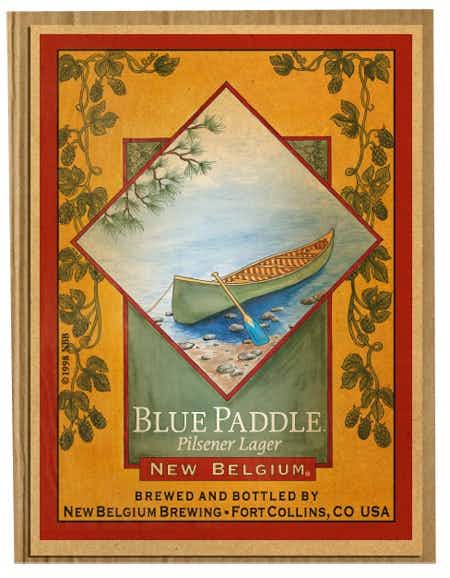 New Belgium Blue Paddle 6 pack 12oz Bottle