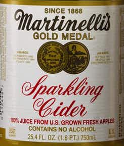 Martinelli's Sparkling Cider 750ml