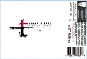Edetària Vinya d'Irto Garnatxa Negra 2010