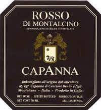 Capanna Rosso di Montalcino 2009