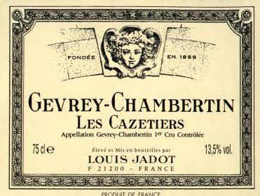 Louis Jadot Gevrey Chambertin Les Cazetiers 2010