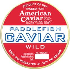 American Caviar Paddlefish Caviar 1oz