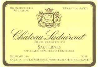 Château-Suduiraut Sauternes 1998 375ml