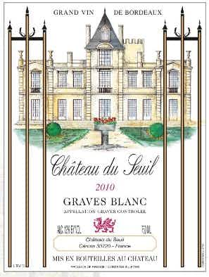 Chateau du Seuil Graves Blanc 2010