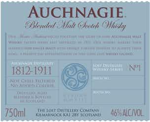 The Lost Distillery Auchnagie Blended Malt Scotch Whisky
