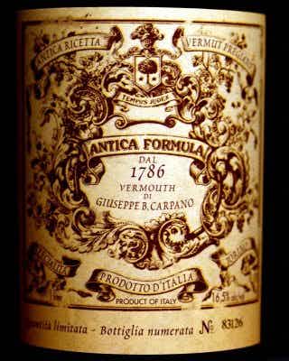 Carpano Antica Formula Sweet Vermouth 375ml