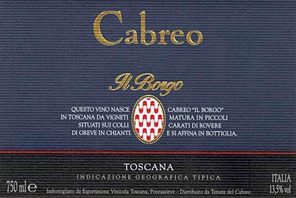 Cabreo Il Borgo 2001