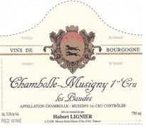 Domaine Hubert Lignier Chambolle Musigny Les Baudes 2011 1.5L