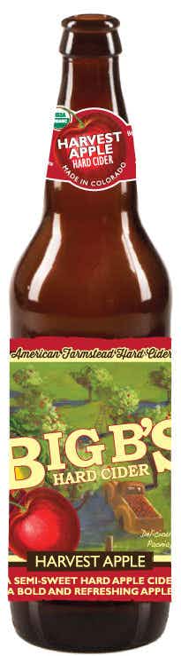Big B's Harvest Apple Hard Cider 6 pack 12oz