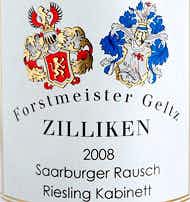 Weingut Zilliken Saarburger Rausch Riesling Kabinett 2001