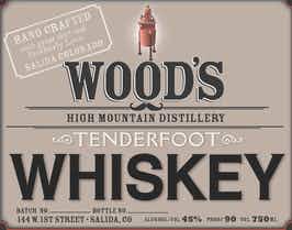 Wood's High Mountain Distillery Tenderfoot Whiskey