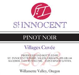 St. Innocent Villages Cuvée Pinot Noir 2013