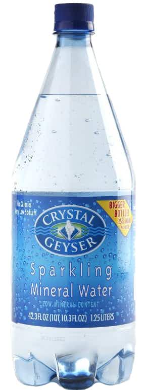 Crystal Geyser Sparkling Mineral Water 42oz Bottle