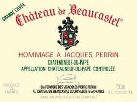 Château de Beaucastel Châteauneuf du Pape Hommage à Jacques Perrin Grande Cuvée 1994