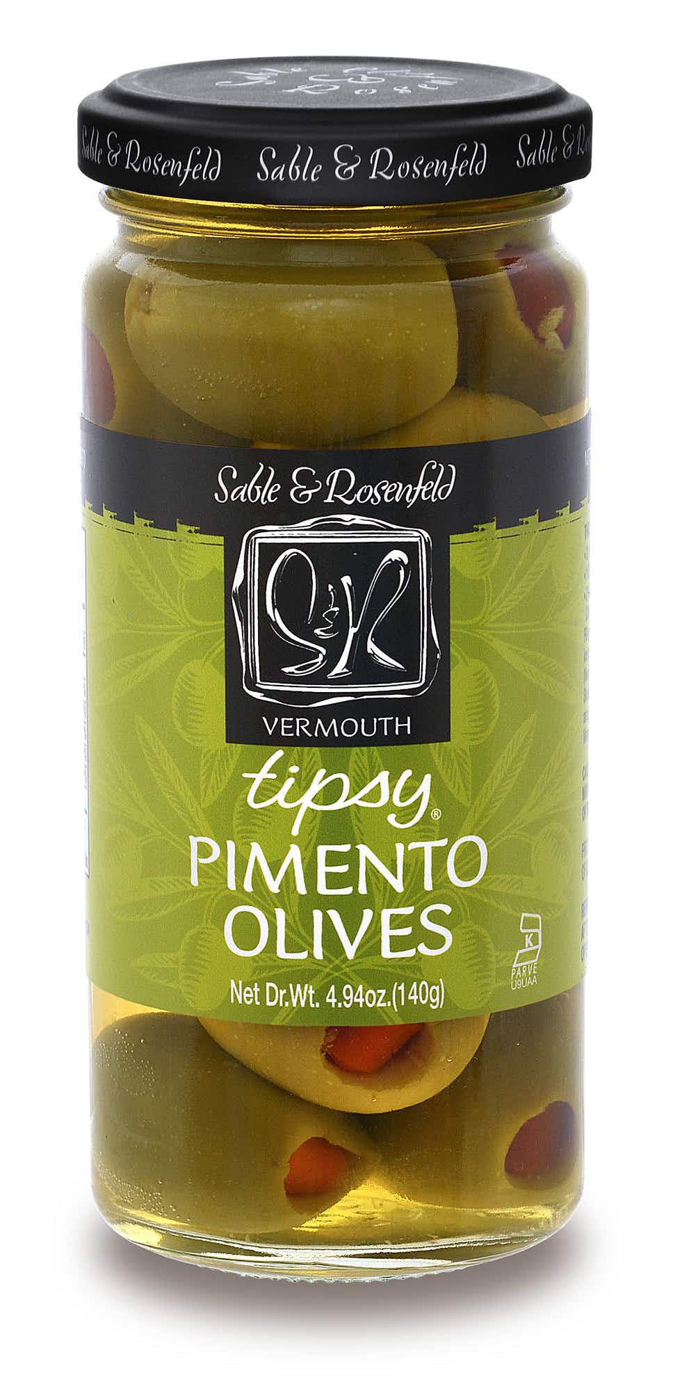 Sable & Rosenfeld Tipsy Vermouth Olives 150 g Bottle