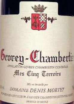 Domaine Denis Mortet Gevrey Chambertin Mes Cinq Terroirs 2013