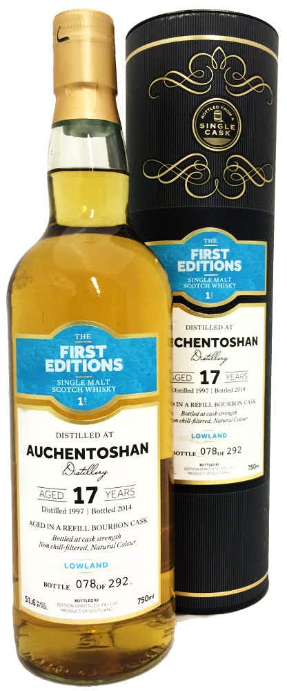 The First Editions Auchentoshan Single Malt Scotch Whisky 17 year old