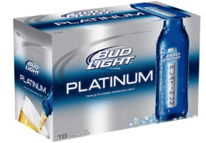 Budweiser Bud Light Platinum 18 pack 12oz Bottle