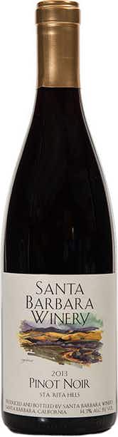 Santa Barbara Winery Pinot Noir 2013