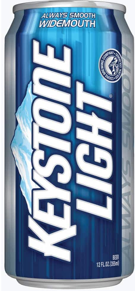 Coors Keystone Light 24oz Can
