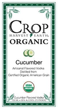 Crop Harvest Earth Organic Cucumber Vodka