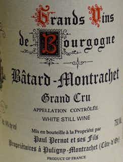 Paul Pernot Batard Montrachet 2014