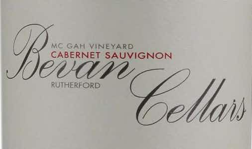 Bevan McGah Vineyard Cabernet Sauvignon 2014