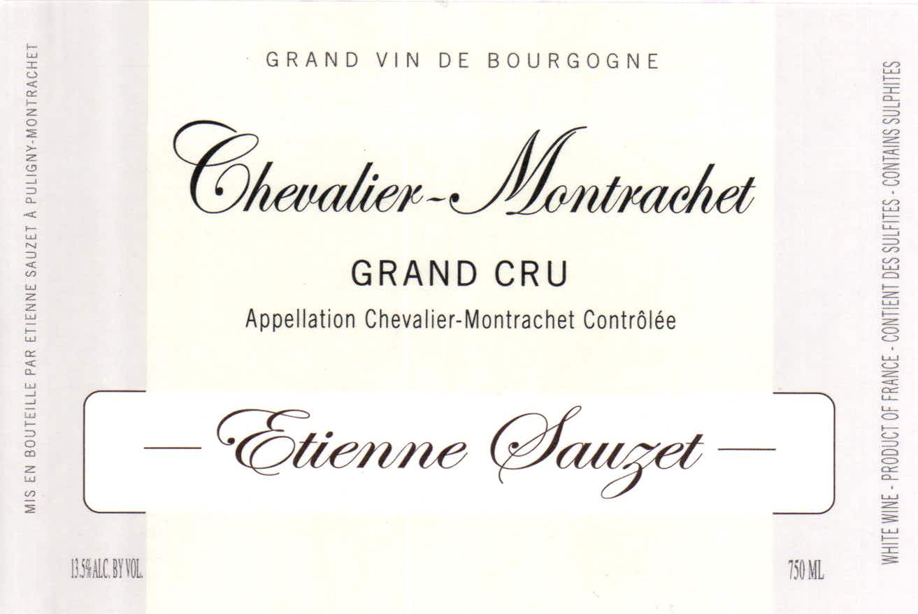 Etienne Sauzet Chevalier Montrachet 2014