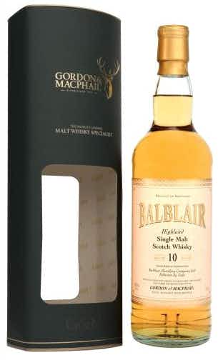 Gordon & MacPhail Balblair Highland Single Malt Scotch Whisky 10 year old