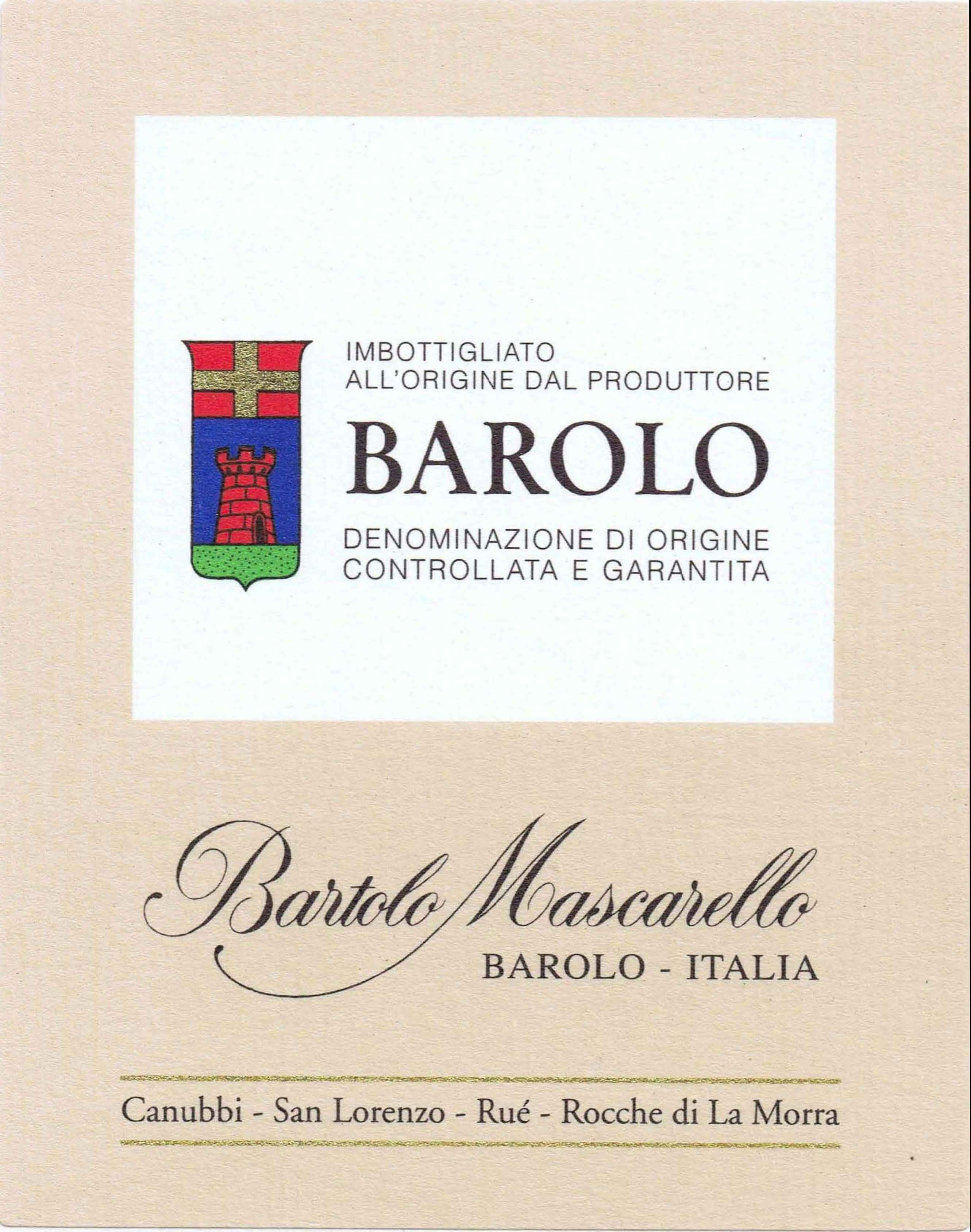 Bartolo Mascarello Barolo 2012