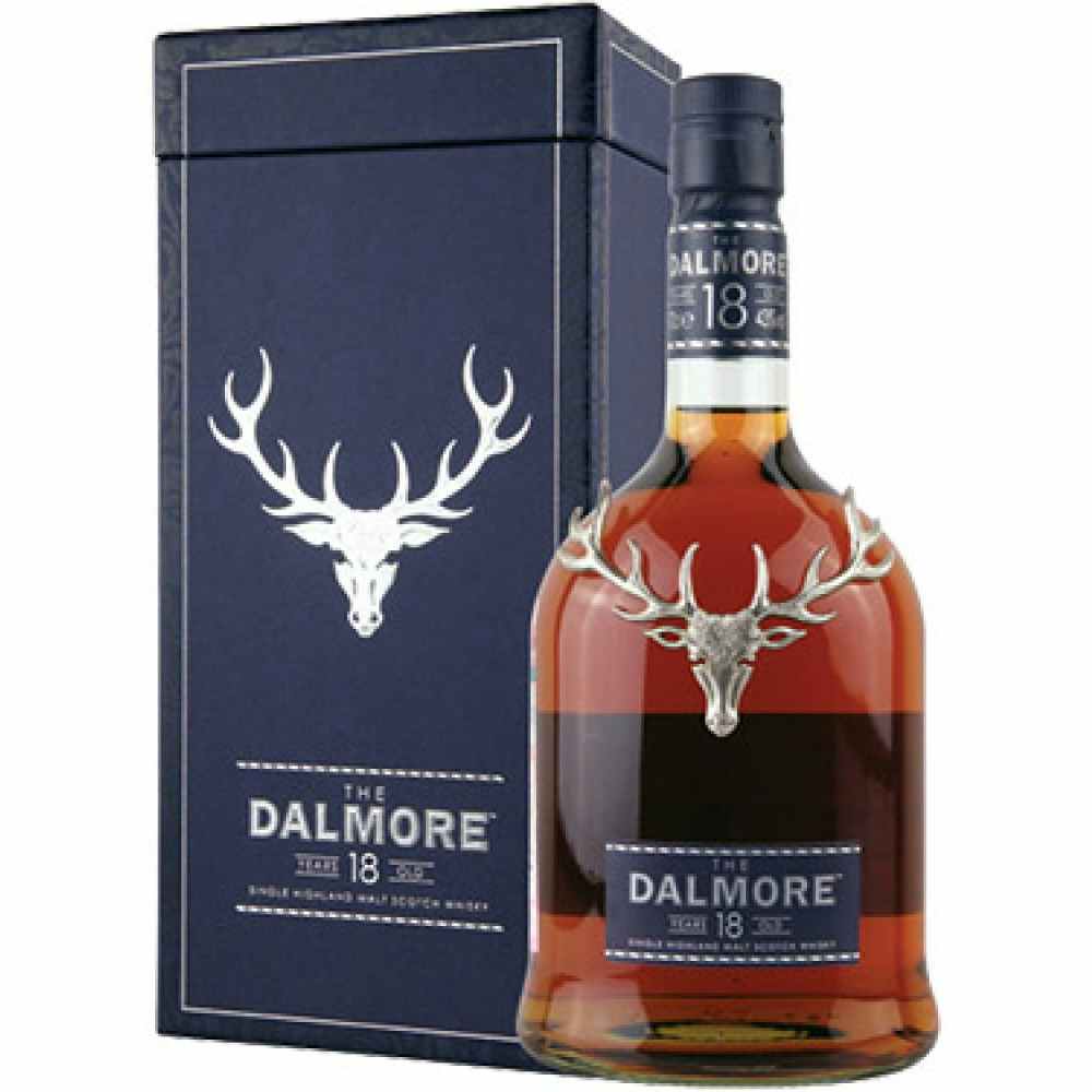 The Dalmore Single Malt Scotch 18 year old Bottle