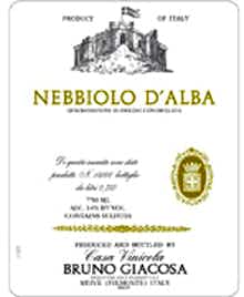 Bruno Giacosa Nebbiolo d'Alba 2014