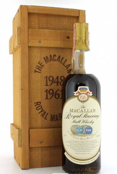 Image for macallan the royal wedding whisky 1981