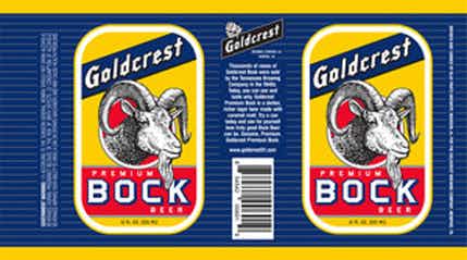 Goldcrest Brewing Company Premium Bock Beer 6 pack 355ml