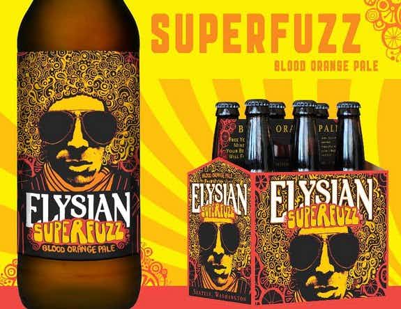 Elysian Superfuzz Blood Orange Pale 22oz Bottle