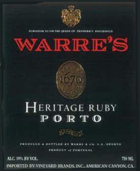 Warre's Heritage Ruby Porto