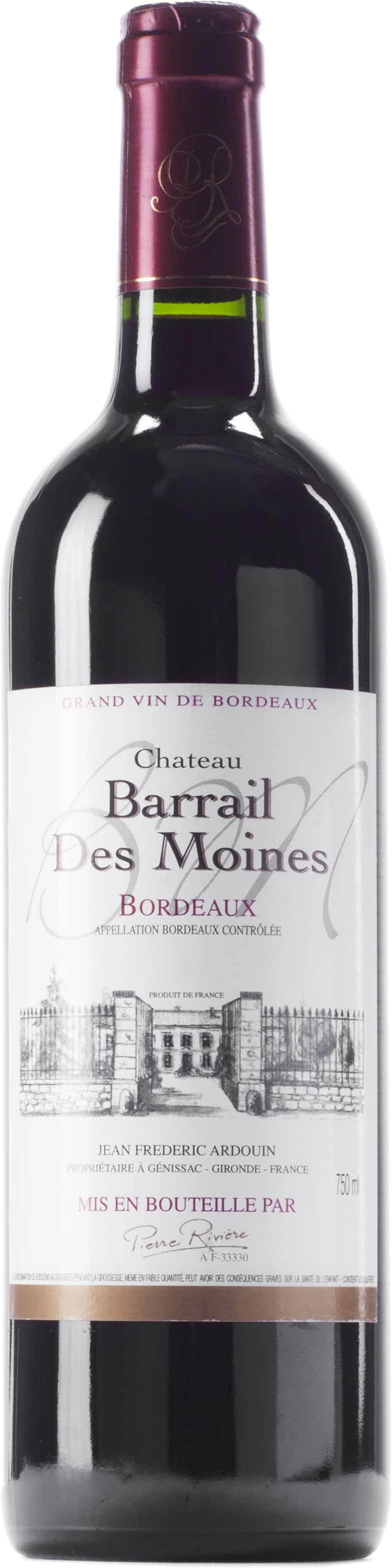 Chateau Barrail des Moines Bordeaux 2014