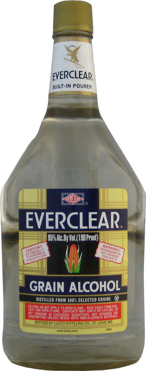 Everclear Grain Alcohol 190 Proof 1.75L Argonaut Liquor