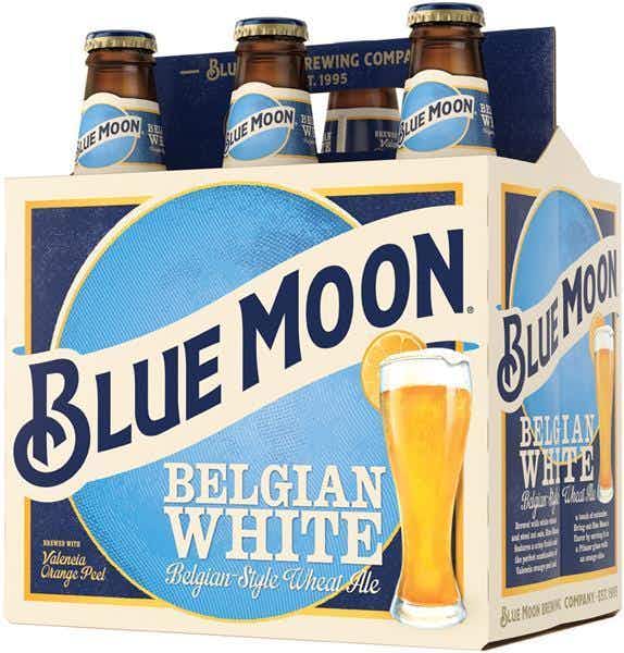 Blue Moon Brewing Company Belgian White 6 pack 355ml Bottle
