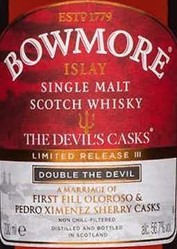 Bowmore Distillery The Devil's Casks Limited Release III Single Malt Scotch Whisky