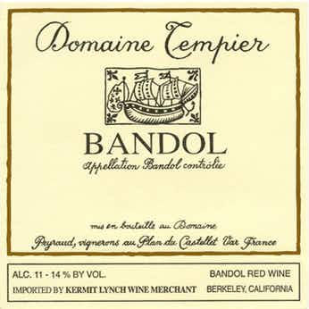 Domaine Tempier Bandol Rouge 2015