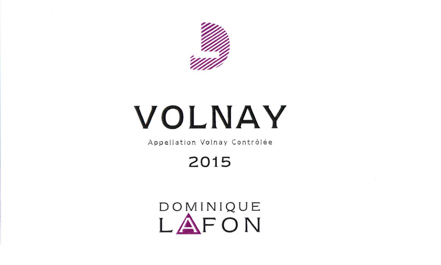 Dominique Lafon Volnay 2015