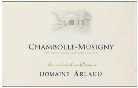 Domaine Arlaud Chambolle Musigny 2015