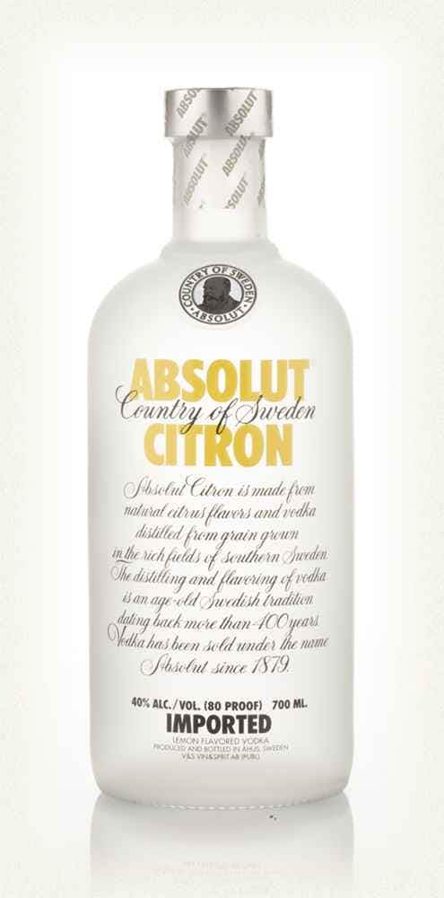 Absolut Citron Vodka
